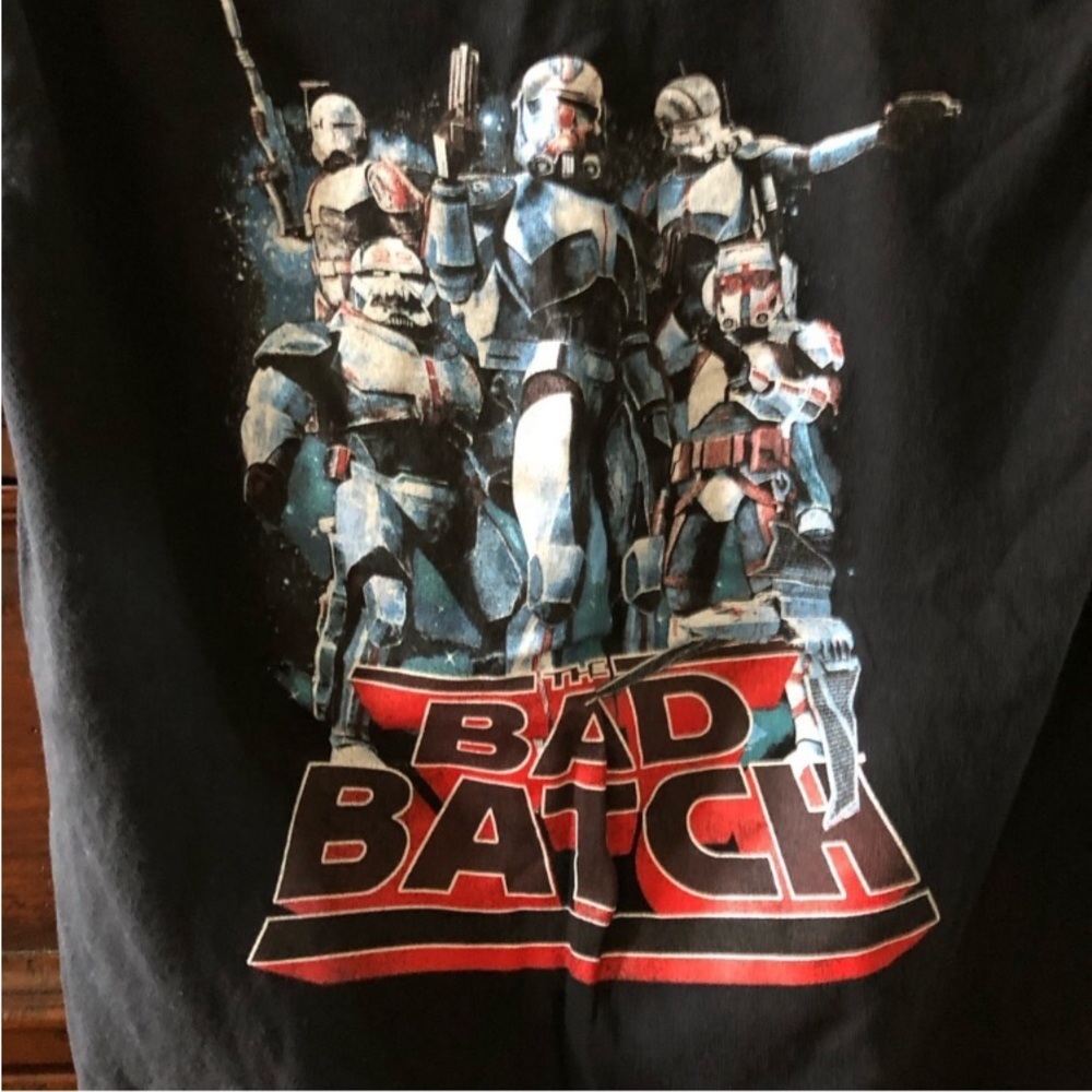 Bad Batch black short sleeve graphic tee in size M
